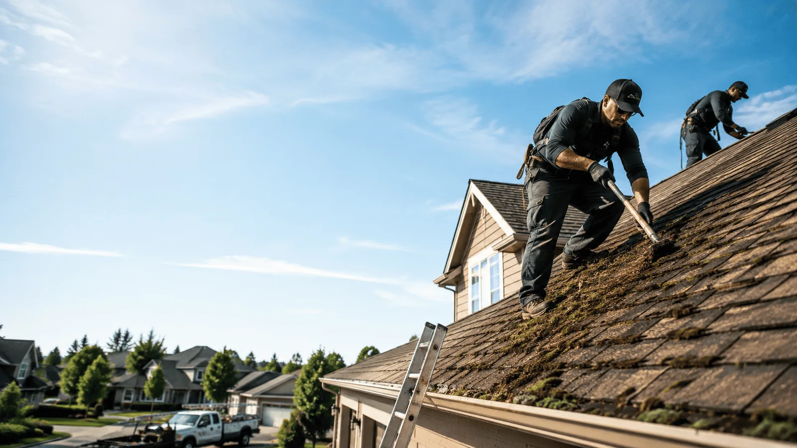 Roof Moss Removal in Quinton, OK near me